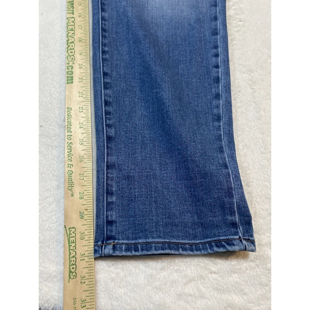 Judy Blue Mid Rise Plaid Print Cuff Boyfriend 20W Jeans 88877 - Picture 3 of 11